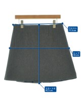 PLAN C（プランシー）ミニスカート グレー サイズ:40(M位) レディース/2200669675016