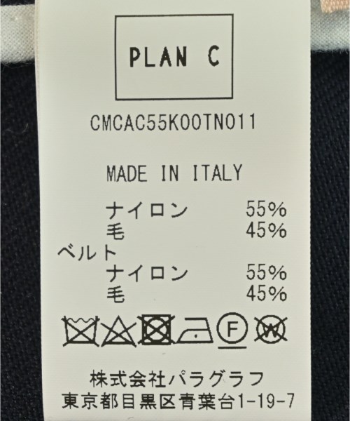 PLAN C（プランシー）ブラウス 紺 サイズ:42(M位) レディース/2200723089063
