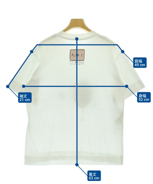 PLAN C（プランシー）Tシャツ・カットソー 白 サイズ:M レディース/2200724070381