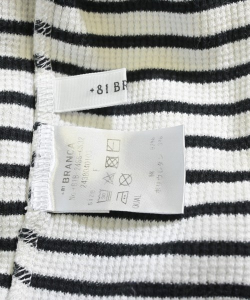 +81 BRANCA（ハチイチブランカ）Tシャツ・カットソー 白 サイズ:F レディース/2200614234091