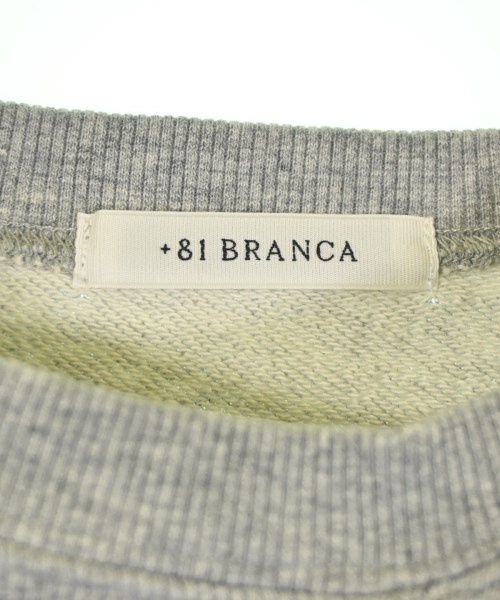 +81 BRANCA（ハチイチブランカ）スウェット グレー サイズ:F レディース/2200690041088