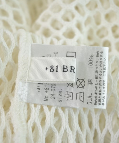 +81 BRANCA（ハチイチブランカ）ニット・セーター 白 サイズ:F レディース/2200647355114