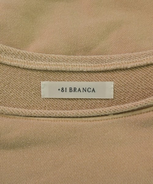 +81 BRANCA（ハチイチブランカ）スウェット ベージュ サイズ:F レディース/2200660340036