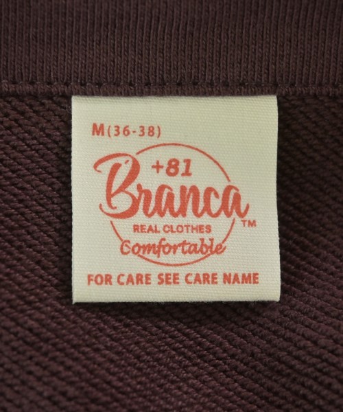 +81 BRANCA（ハチイチブランカ）スウェット 赤 サイズ:F レディース/2200667289079