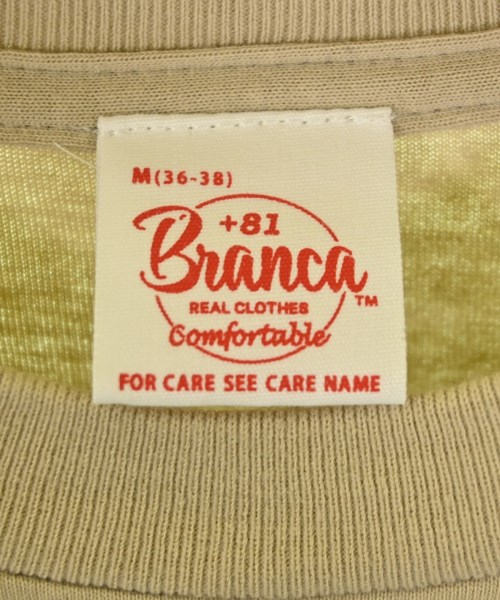 +81 BRANCA（ハチイチブランカ）Tシャツ・カットソー ベージュ サイズ:M レディース/2200685647158