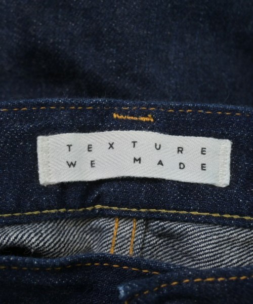 TEXTURE WE MADE（テクスチャーウィーメイド）デニムパンツ 紺 サイズ:S レディース/2200621828153