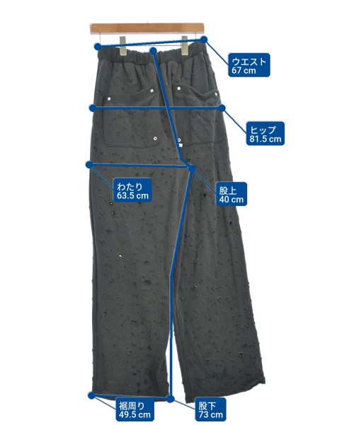 FAF（フェイクアスフラワーズ）スウェットパンツ 黒 サイズ:M メンズ/2200694594184