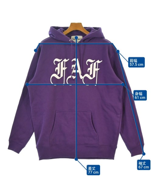 FAF（フェイクアスフラワーズ）パーカー 紫 サイズ:XL メンズ/2200649186143