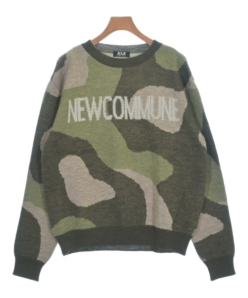 FAF(フェイクアスフラワーズ)ニット・セーター カーキ サイズ:-(XL位)/2200651656047