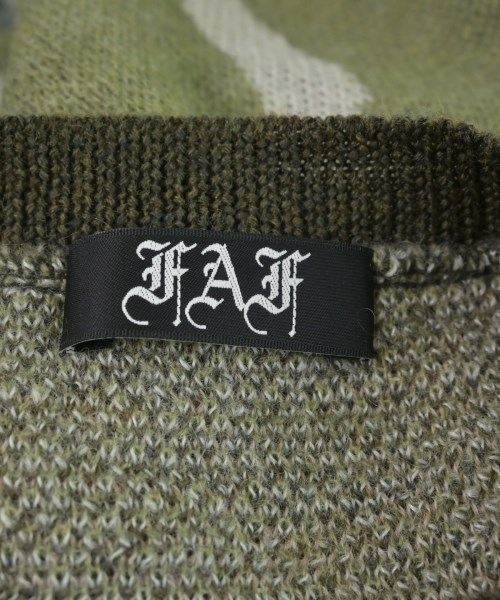 FAF（フェイクアスフラワーズ）ニット・セーター カーキ サイズ:-(XL位) メンズ/2200651656047