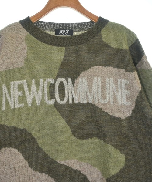 FAF（フェイクアスフラワーズ）ニット・セーター カーキ サイズ:-(XL位) メンズ/2200651656047