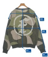 FAF（フェイクアスフラワーズ）ニット・セーター カーキ サイズ:-(XL位) メンズ/2200651656047