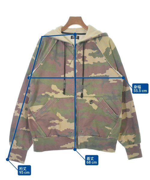 FAF（フェイクアスフラワーズ）パーカー 赤 サイズ:3(L位) メンズ/2200667693029