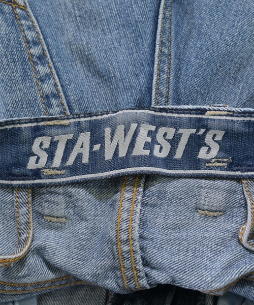 STA-WEST'S（スターウエスト）デニムパンツ 青 サイズ:26(M位) レディース/2200613200073