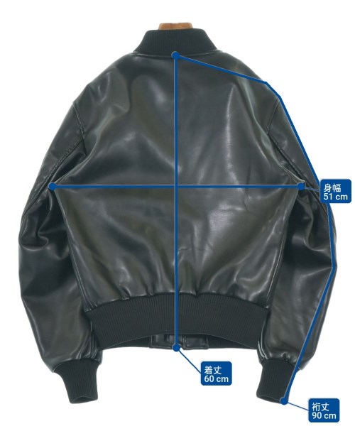 RANDOM IDENTITIES（ランダムアイデンティティーズ）ライダース 黒 サイズ:XS レディース/2200637424042