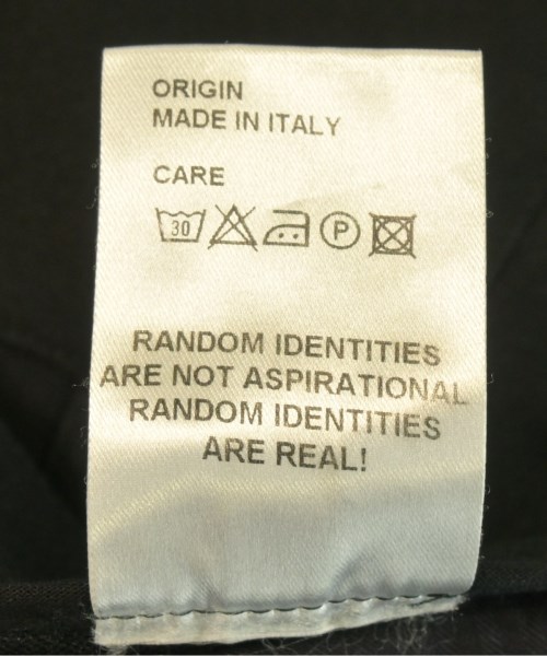RANDOM IDENTITIES（ランダムアイデンティティーズ）その他 黒 サイズ:44(S位) メンズ/2200723903352