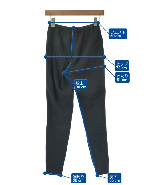 LE PHIL（ルフィル）スラックス 黒 サイズ:00(XS位) レディース/2200619158040