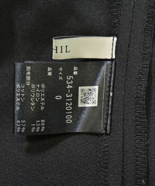 LE PHIL（ルフィル）ロング・マキシ丈スカート 黒 サイズ:0(XS位) レディース/2200619158057