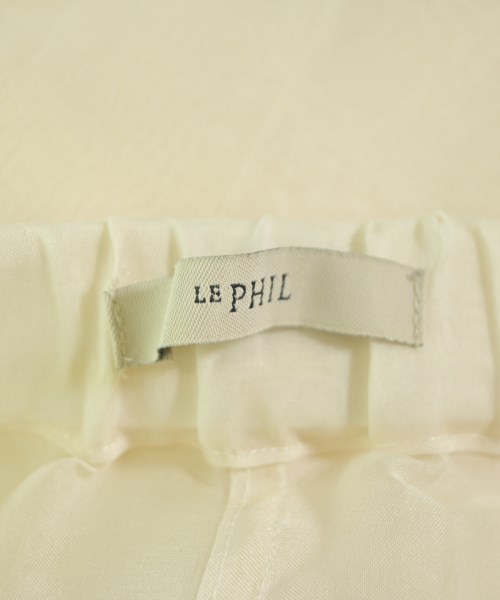 LE PHIL（ルフィル）ロング・マキシ丈スカート 白 サイズ:F レディース/2200643327191
