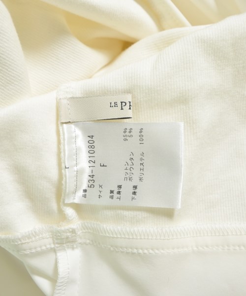 LE PHIL（ルフィル）カジュアルシャツ 白 サイズ:F レディース/2200623050071