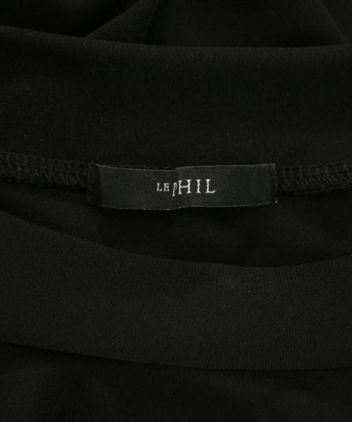 LE PHIL（ルフィル）Tシャツ・カットソー 黒 サイズ:F レディース/2200630051078