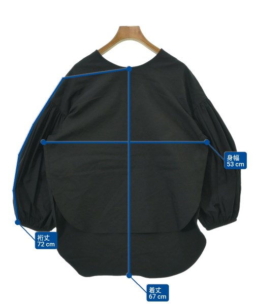 LE PHIL（ルフィル）ブラウス 黒 サイズ:1(S位) レディース/2200671628055