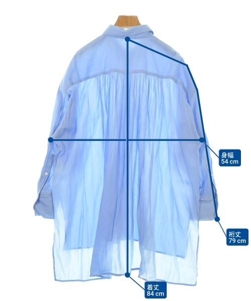 LE PHIL（ルフィル）カジュアルシャツ 青 サイズ:F レディース/2200629244030