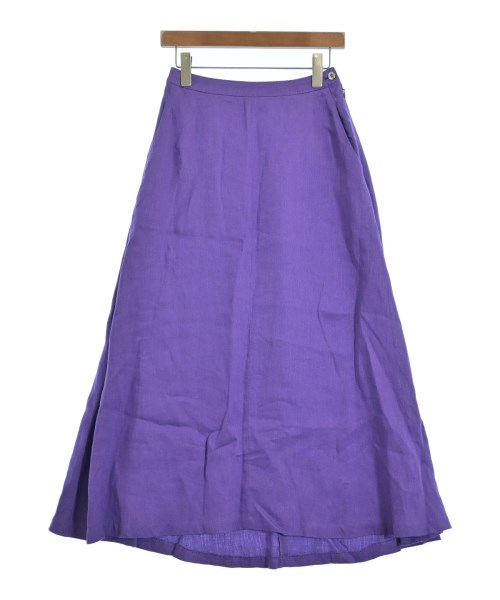LE PHIL(ルフィル)ロング・マキシ丈スカート 紫 サイズ:0(XS位)/2200640083083