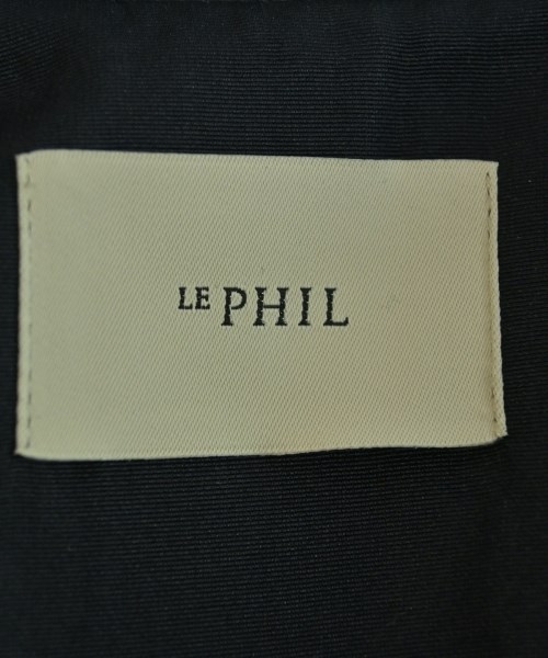 LE PHIL（ルフィル）ノーカラージャケット 紺 サイズ:1(S位) レディース/2200637087049