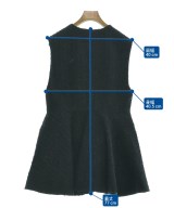 LE PHIL（ルフィル）ノーカラージャケット 紺 サイズ:1(S位) レディース/2200637087049