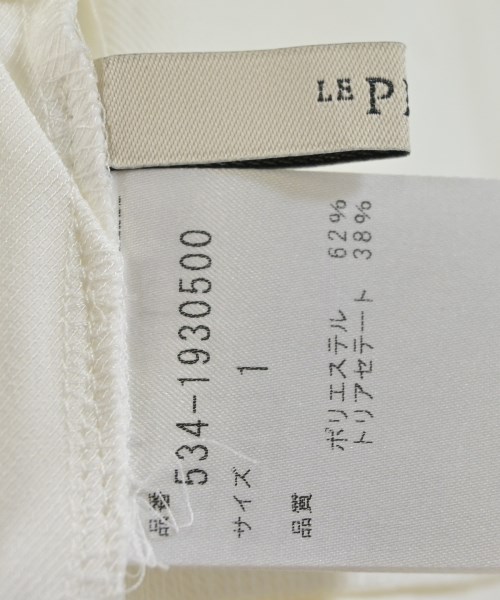 LE PHIL（ルフィル）スラックス 白 サイズ:1(S位) レディース/2200643117082