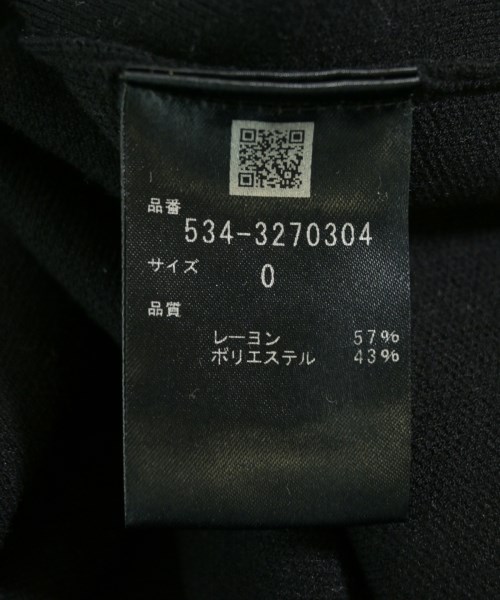 LE PHIL（ルフィル）ワンピース 黒 サイズ:0(XS位) レディース/2200703319081