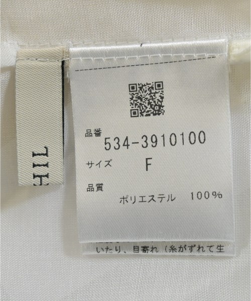 LE PHIL（ルフィル）ブラウス 白 サイズ:F レディース/2200660906072
