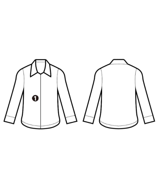 LE PHIL（ルフィル）カジュアルシャツ 白 サイズ:F レディース/2200671021047