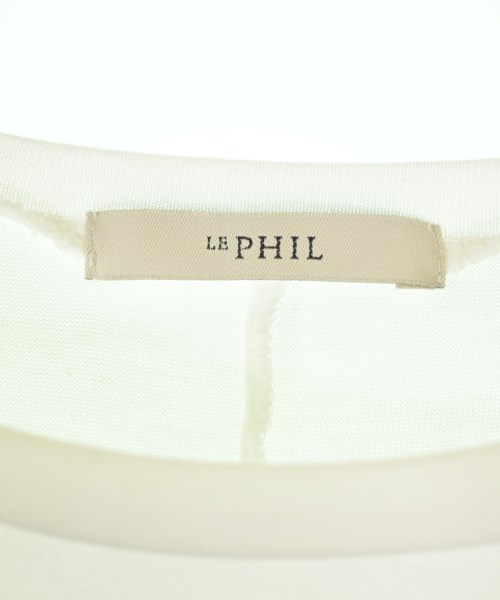 LE PHIL（ルフィル）Tシャツ・カットソー 白 サイズ:F レディース/2200717232093