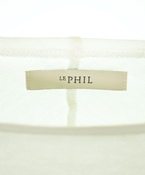 LE PHIL（ルフィル）Tシャツ・カットソー 白 サイズ:F レディース/2200717232109