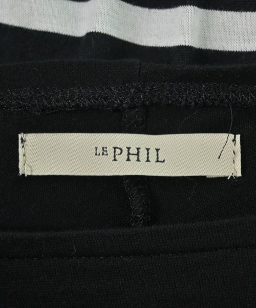 LE PHIL（ルフィル）Tシャツ・カットソー 黒 サイズ:F レディース/2200717232116