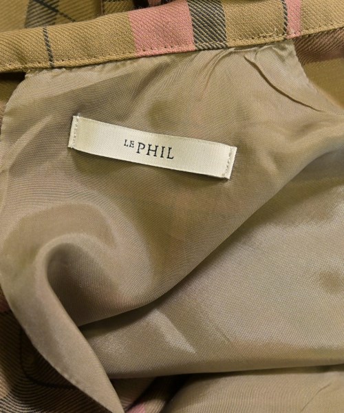 LE PHIL（ルフィル）ワンピース 茶 サイズ:0(S位) レディース/2200683824063