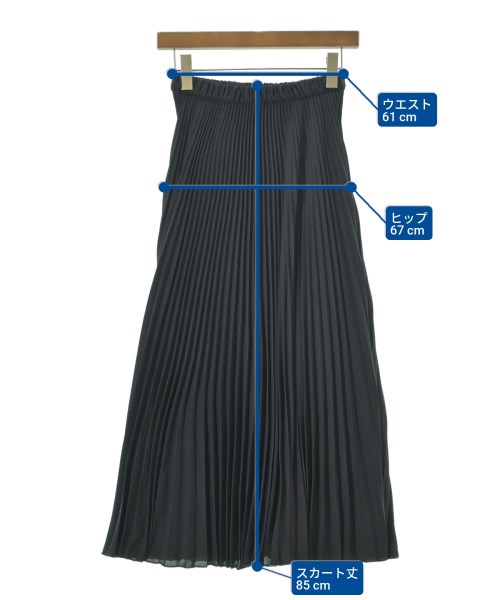 PRIORITY（プライオリティー）ひざ丈スカート グレー サイズ:38(M位) レディース/2200623087060