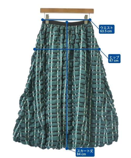 PRIORITY（プライオリティー）ロング・マキシ丈スカート 緑 サイズ:38(M位) レディース/2200612017245