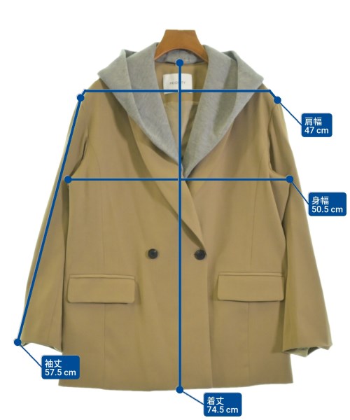 PRIORITY（プライオリティー）ジャケット ベージュ サイズ:38(M位) レディース/2200674166035