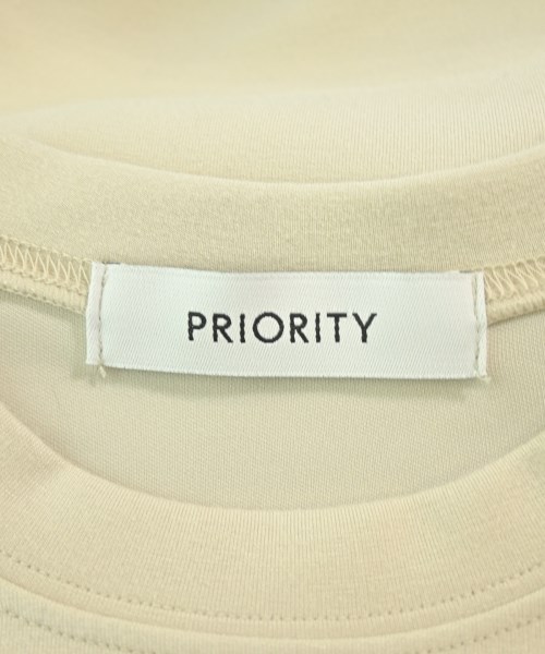 PRIORITY（プライオリティー）Tシャツ・カットソー ベージュ サイズ:38(M位) レディース/2200659184573
