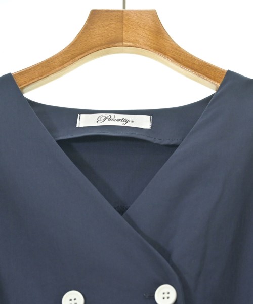 PRIORITY（プライオリティー）ワンピース 紺 サイズ:38(M位) レディース/2200684724096