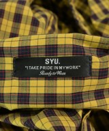 SYU.HOMME/FEMM（シュウオムフェム）カジュアルシャツ 黄 サイズ:1(S位) メンズ/2200633445140