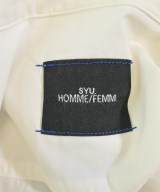 SYU.HOMME/FEMM（シュウオムフェム）カジュアルシャツ 白 サイズ:-(XL位) メンズ/2200607723038