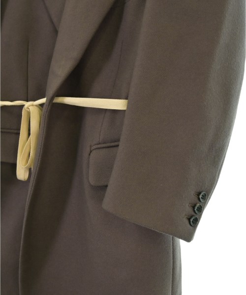 SYU.HOMME/FEMM（シュウオムフェム）チェスターコート 茶 サイズ:1(S位) メンズ/2200656886012