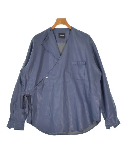 SYU.HOMME/FEMM(シュウオムフェム)カジュアルシャツ 青 サイズ:2(M位)/2200663027095