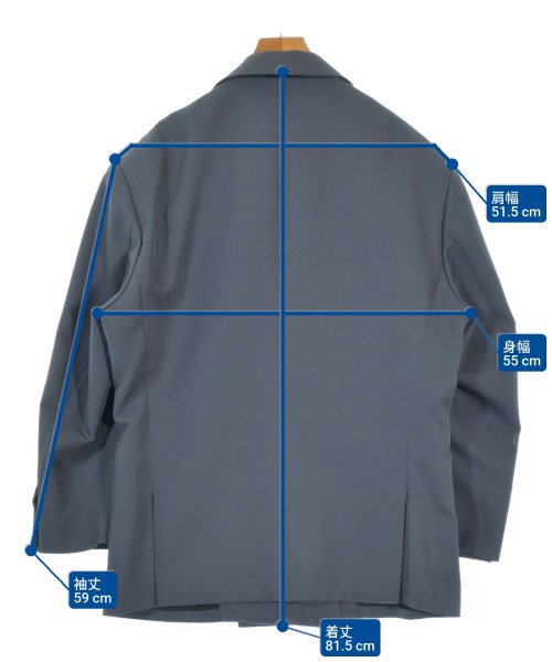 SYU.HOMME/FEMM（シュウオムフェム）カジュアルジャケット グレー サイズ:2(M位) メンズ/2200663027101