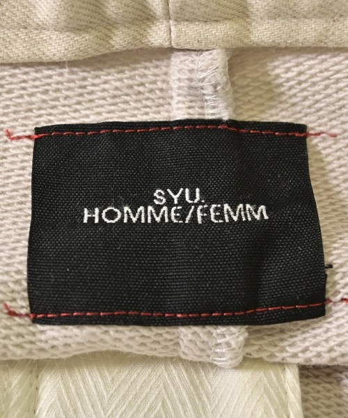 SYU.HOMME/FEMM（シュウオムフェム）その他 白 サイズ:1(S位) メンズ/2200662924159