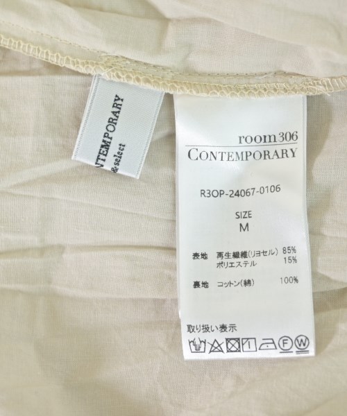 room306 CONTEMPORARY（ルームサンマルロクコンテンポラリー）ワンピース ベージュ サイズ:M レディース/2200634770432